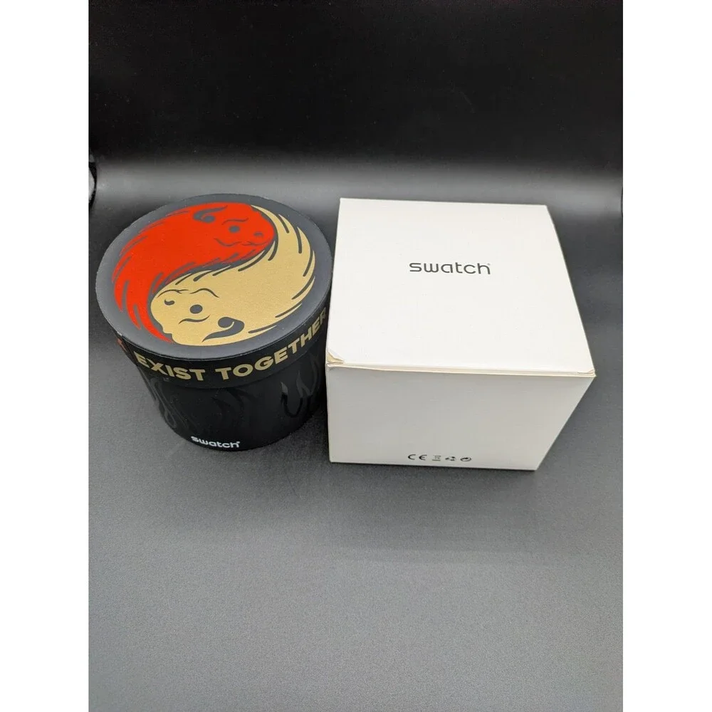 New Swatch Big Bold SO27Z109 Ox Rocks 2021 Chinese New Year Special 2021 47MM